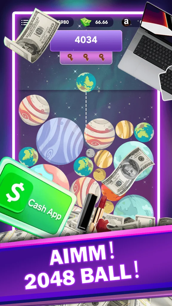 Télécharger Merge Money Planet : 2048 Cash