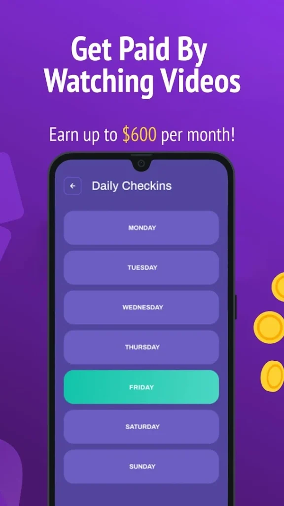 Application Watch and Earn