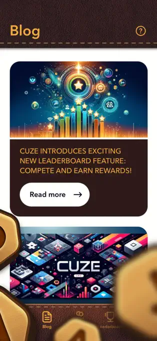 Cuze : L'application Brainy Rewards