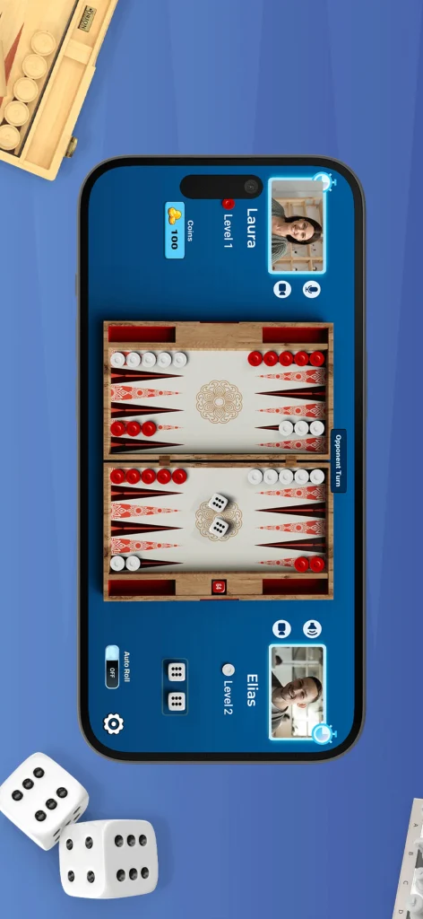 Meet2Play - Chess & Backgammon app