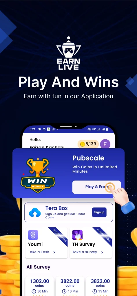 Télécharger Earn Live - Play & Win Rewards