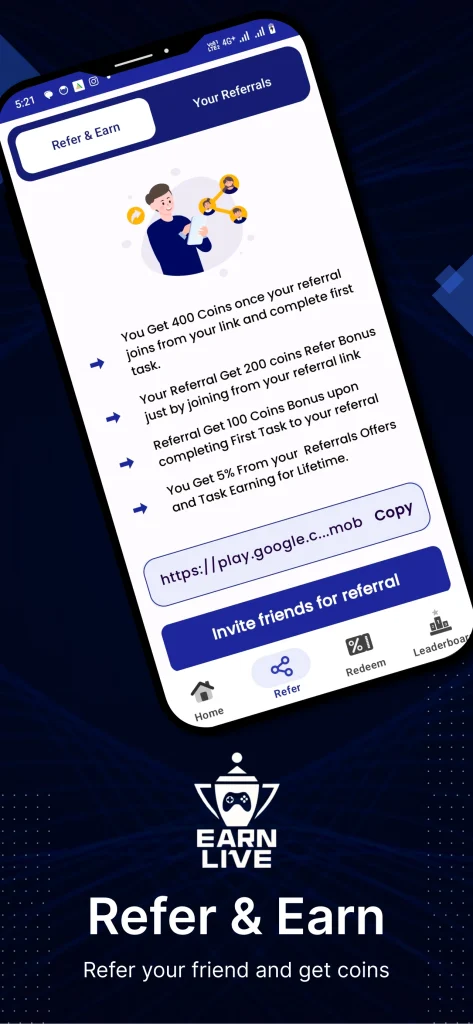 Earn Live - Play & ; Win Rewards app