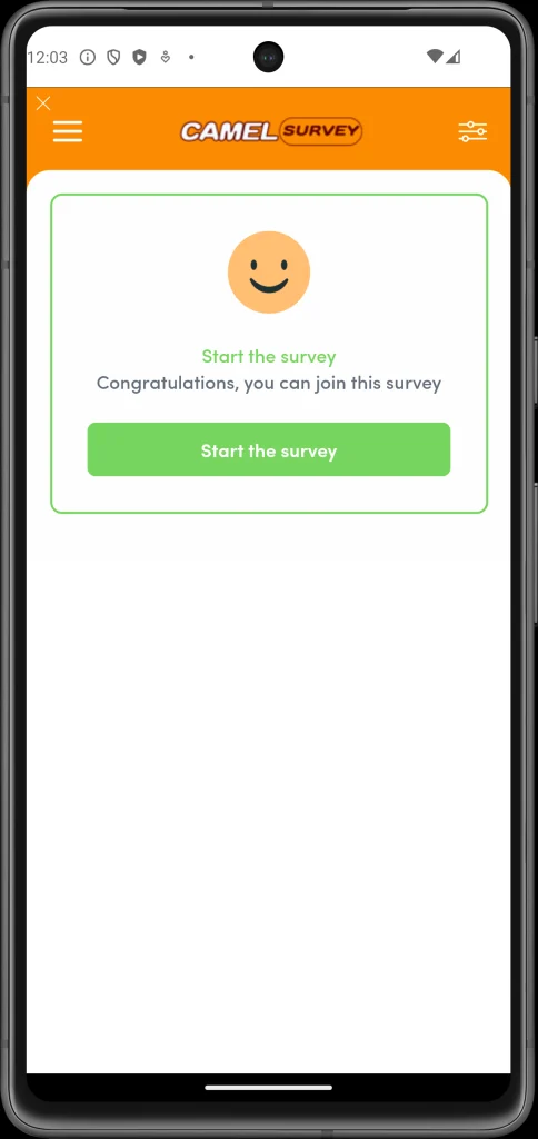 Camel Survey app