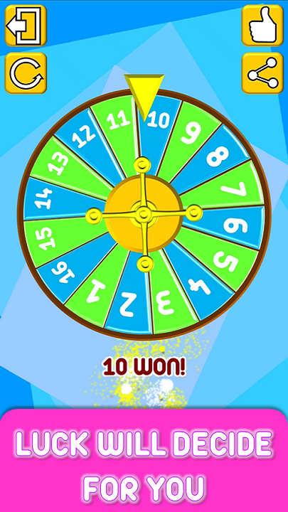 Spin the Wheel : Fortune Decide app