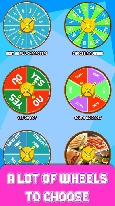 Spin the Wheel : Fortune Decide app