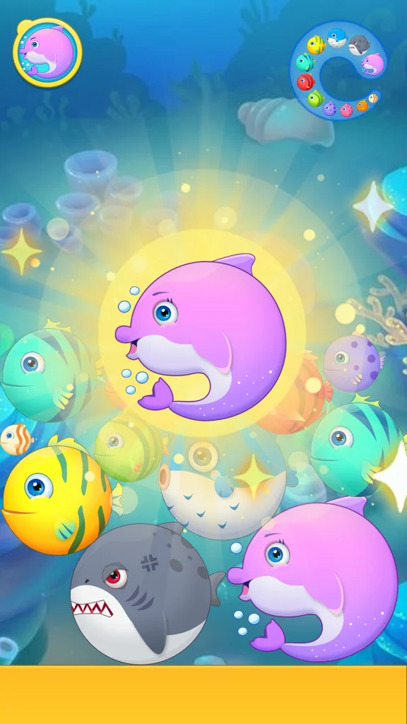 Télécharger Sea Animals - Merge Game