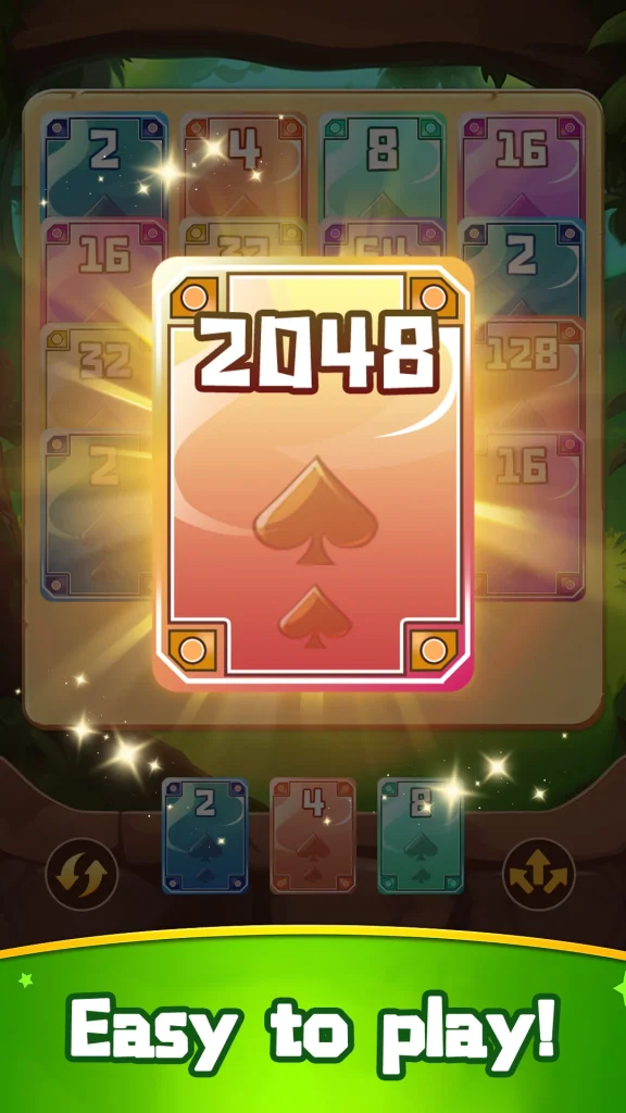 Sliding Card 2048 app