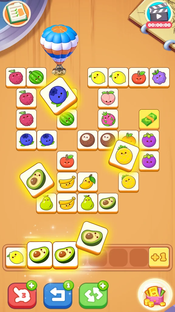 Fruit 3 Tiles Party app