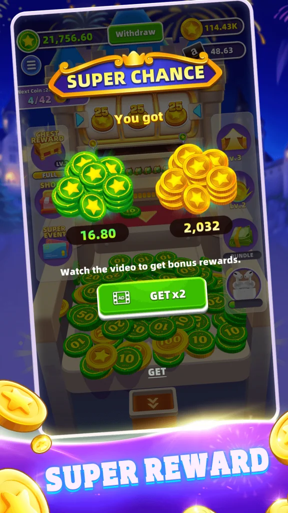 Wonder Dozer - Magic Coin app