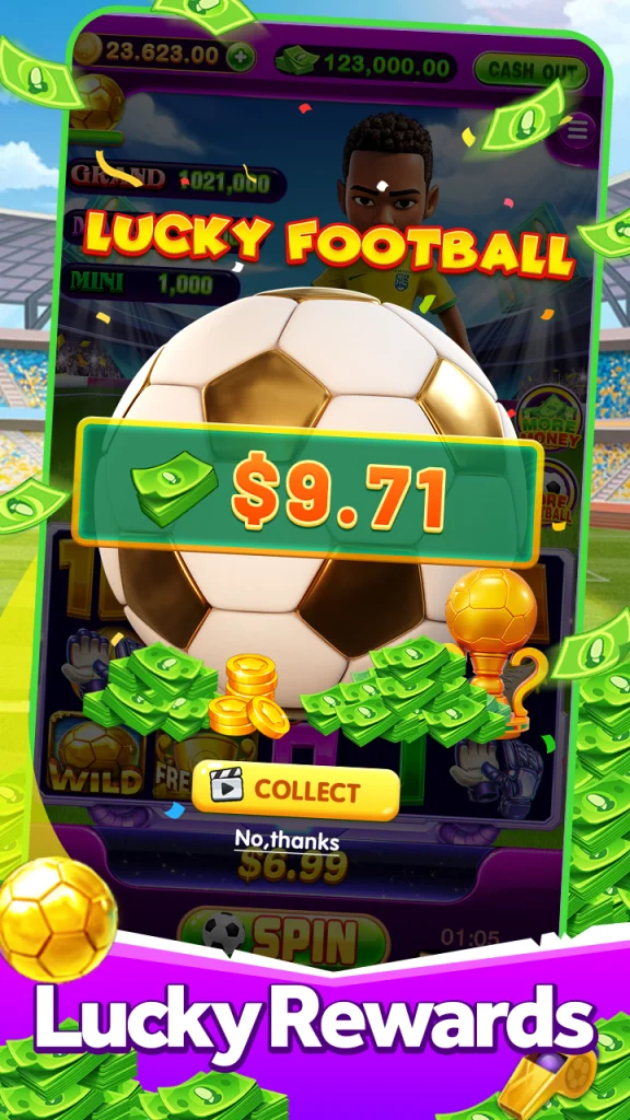 Machines à sous de football : Winning Boom app